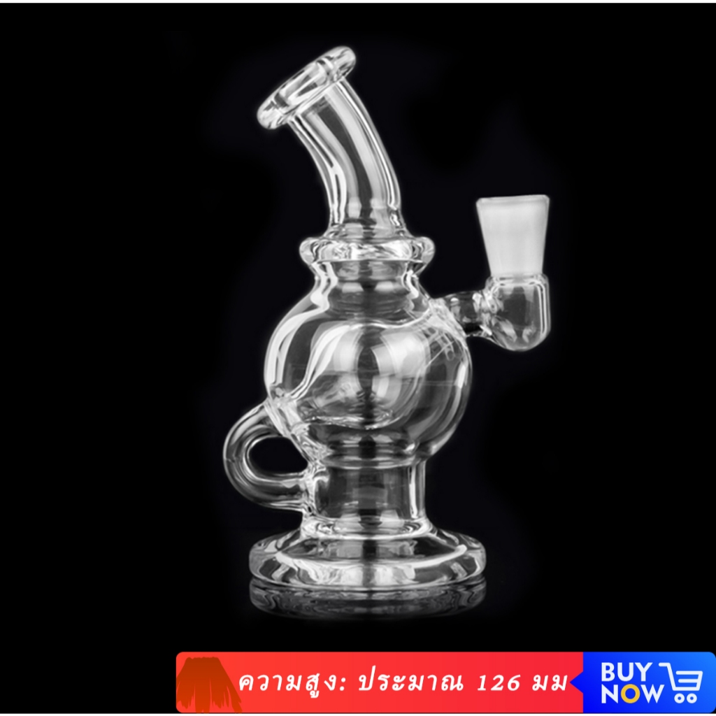 บ้องแก้วใหญ่ (จัดส่งรวดเร็ว)126 มม.miniประณีตhandmade Dab Rig Glass ...