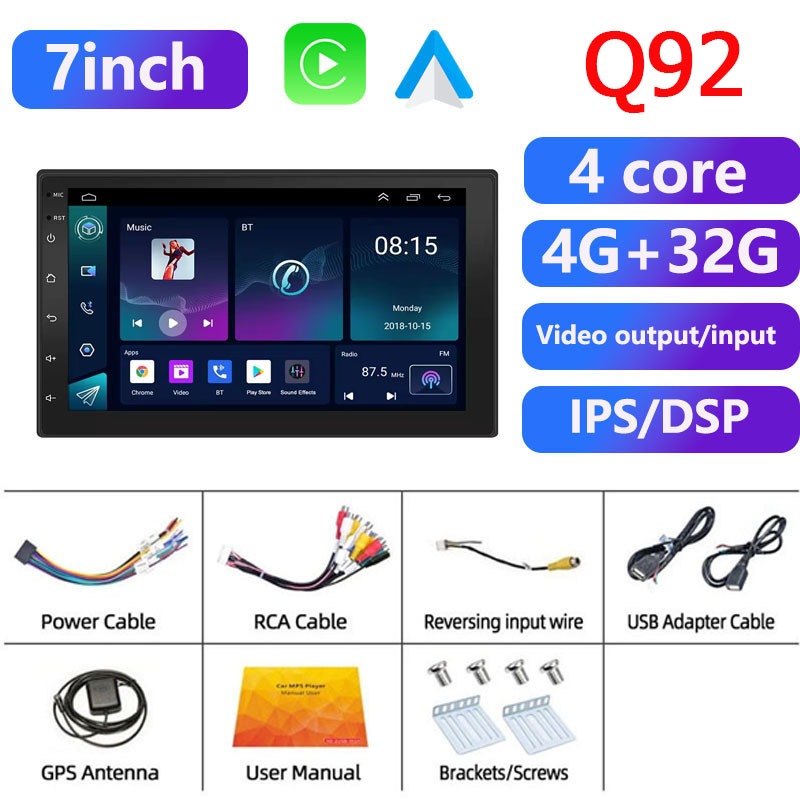 TS18 จอ android รถยนต์ (8-Core 4G+64G 1280*720P) 7/9/10 นิ้ว จอติด ...