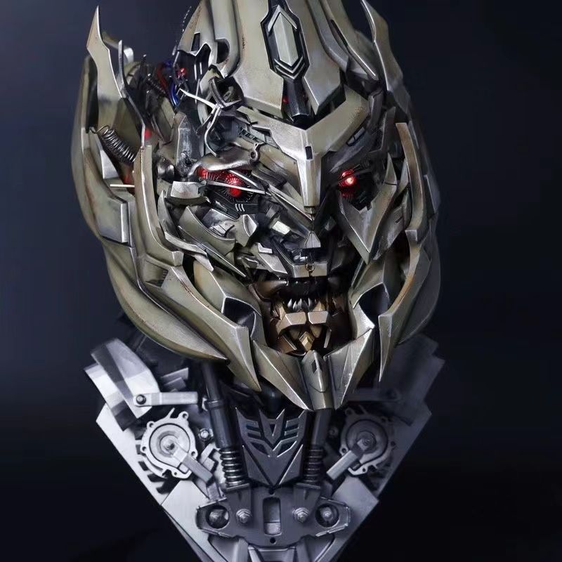 Transformers Megatron killerbody หมวกกันน็อคแบบสวมโลหะของแท้ Collector ...