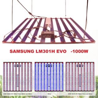 1000w SamsungLM301H EVO ไฟ led เติบโต 2 dimming channels led grow light ...