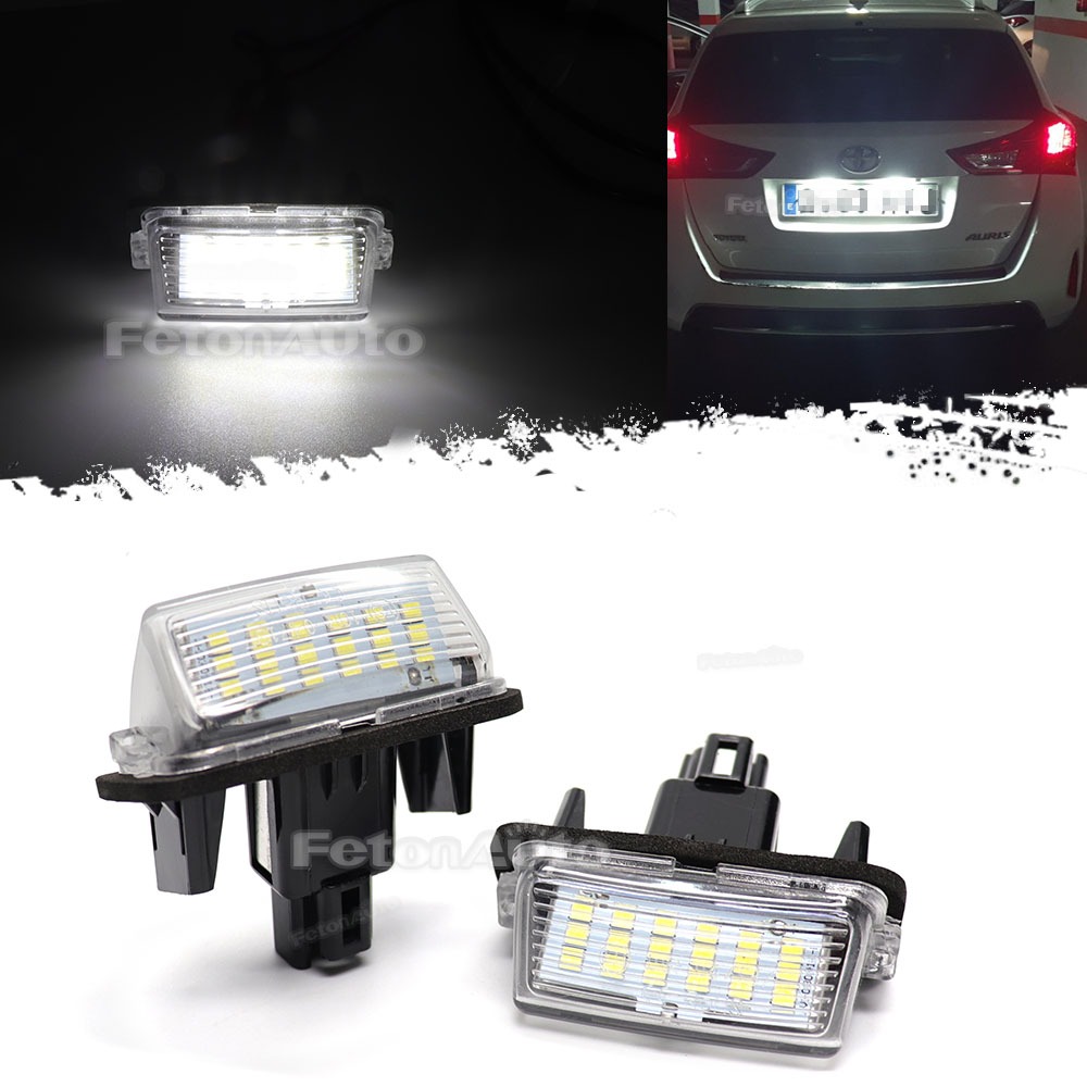 VGETTING Front LED Fog Light Kit W/ Red Halo – Fits Toyota Yaris, Camry, Corolla, Sienna, 4Runner