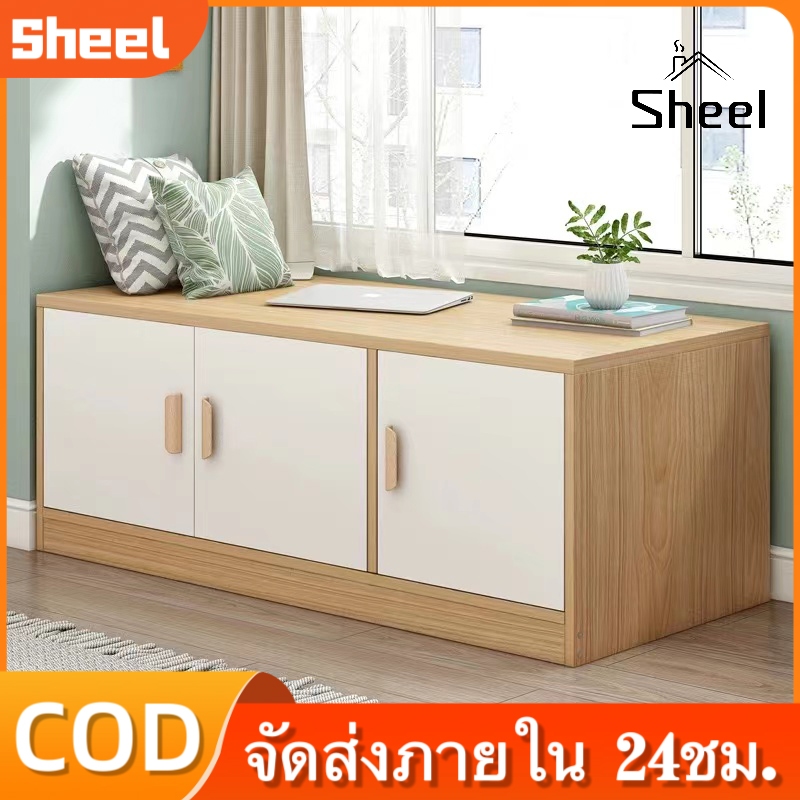 SHEEL ตู้หน้าต่างเบย์ ตู้เก็บของสามารถนั่งตู้เก็บตู้ต่ําระเบียงตู้ ...