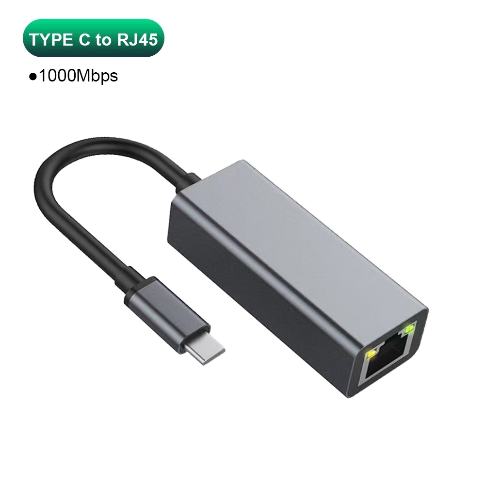 1000mbpsethernet อะแดปเตอร์ USB 3.0 ประเภท C ถึง RJ45 การ์ดเครือข่าย ...