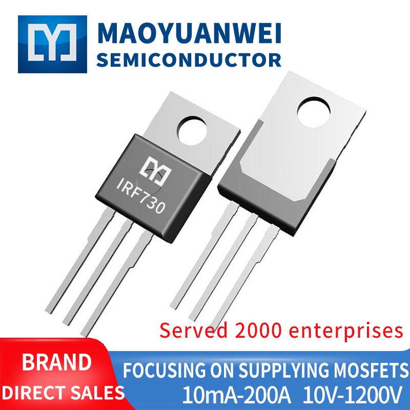 10 ชิ้น MOSFET IRF730 F730 TO-220 N ช่อง 400V 5.5A Field Effect Control ...