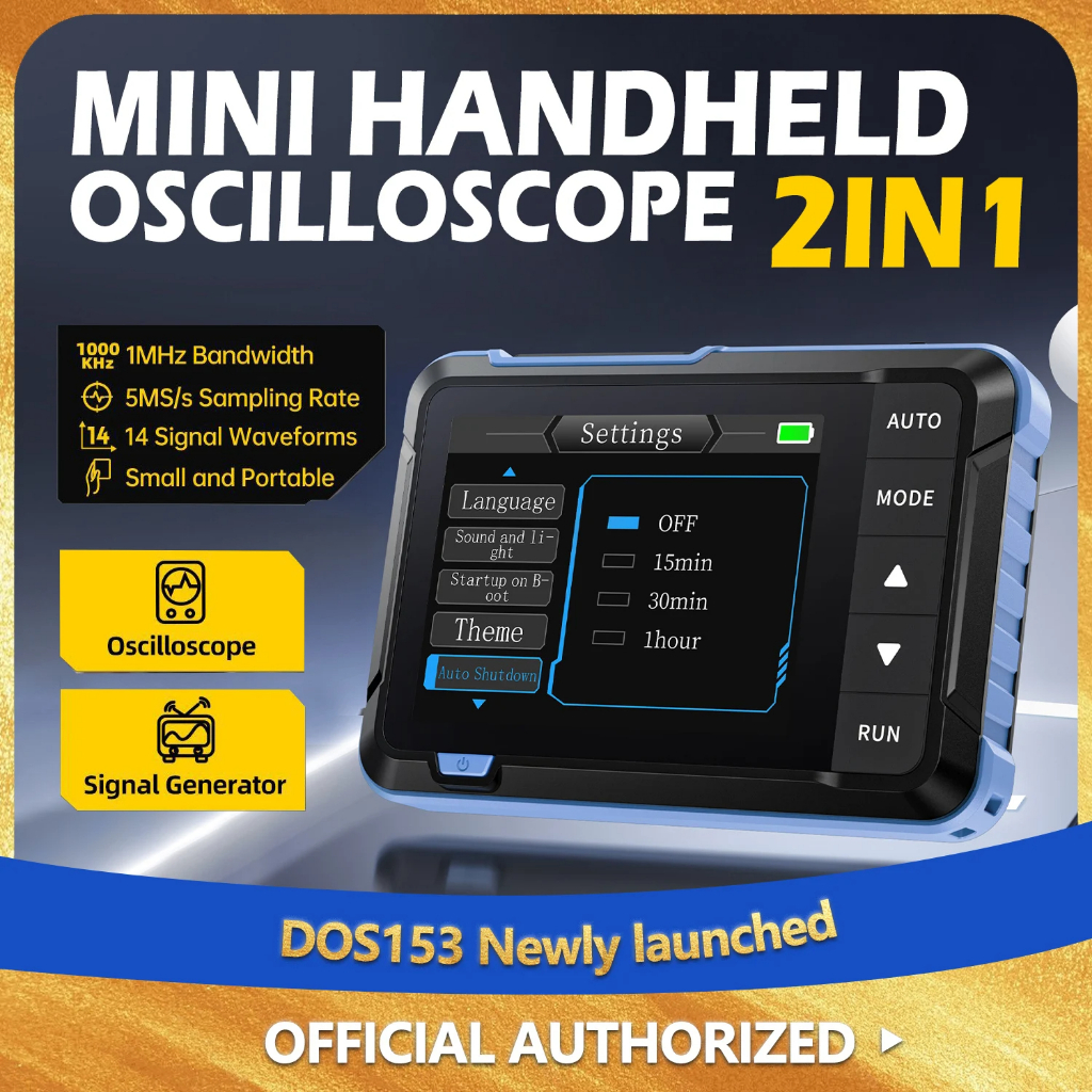 100% Original FNIRSI DSO153 ดิจิตอลแบบพกพา Oscilloscope สัญญาณเครื่อง ...