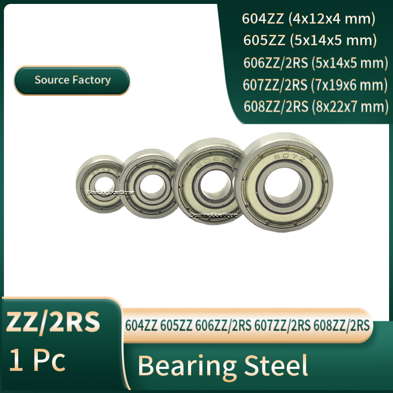 Cuscinetti A Sfera 606-zz 6x17x6 Mm Schermo Su Entrambi I Lati - Foto 12