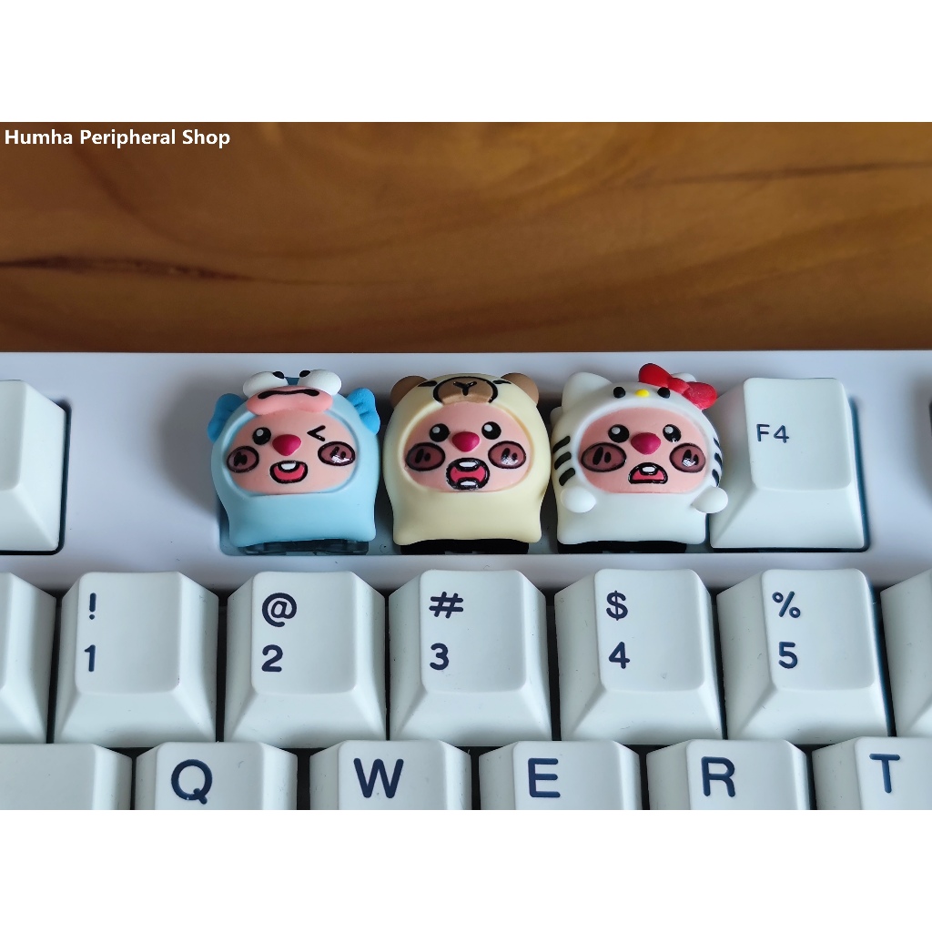 Humha Artisan keycap Loopy keycaps Hand made เรซิ่น keycap คีย์บอร์ดแบบ ...