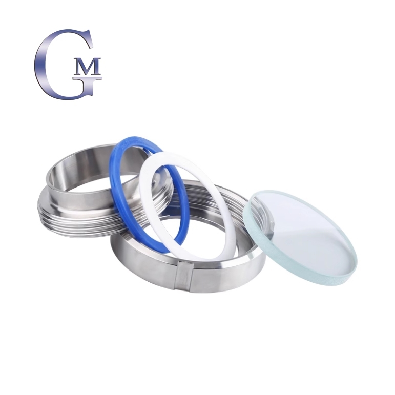 76 มม.304 สุขาภิบาล Sight Glass Diopter สแตนเลส SS304 Circular Viewing ...