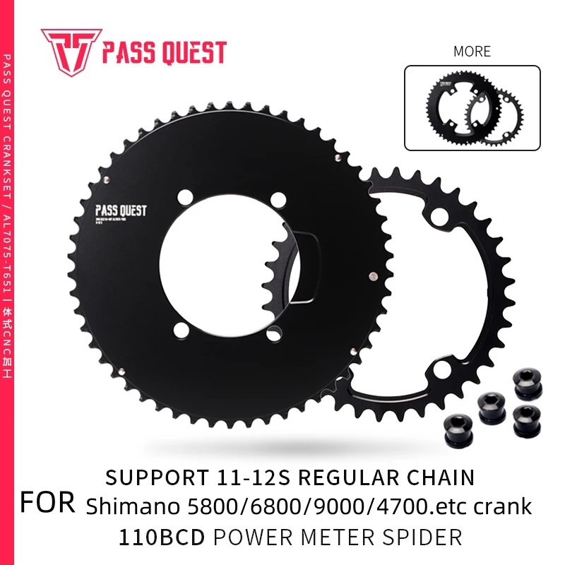 ใบจาน จักรยานเสือหมอบ 2x magene pes p505 Xcadey power meter crank