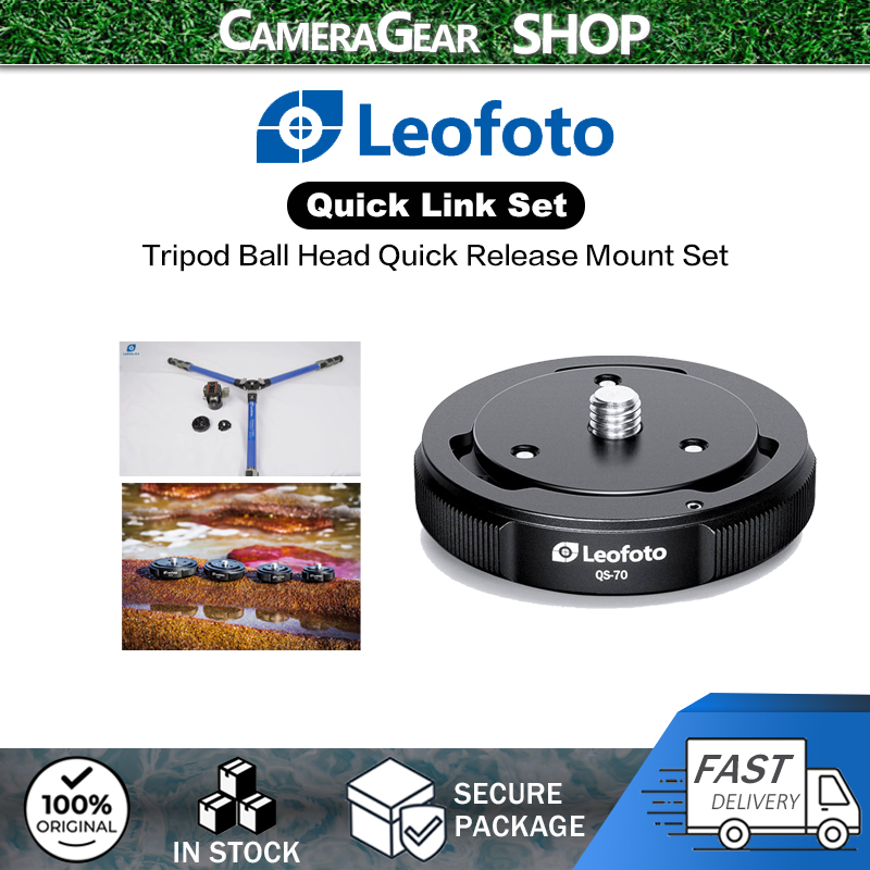 Leofoto Q60 Connecting Plate For 3/8