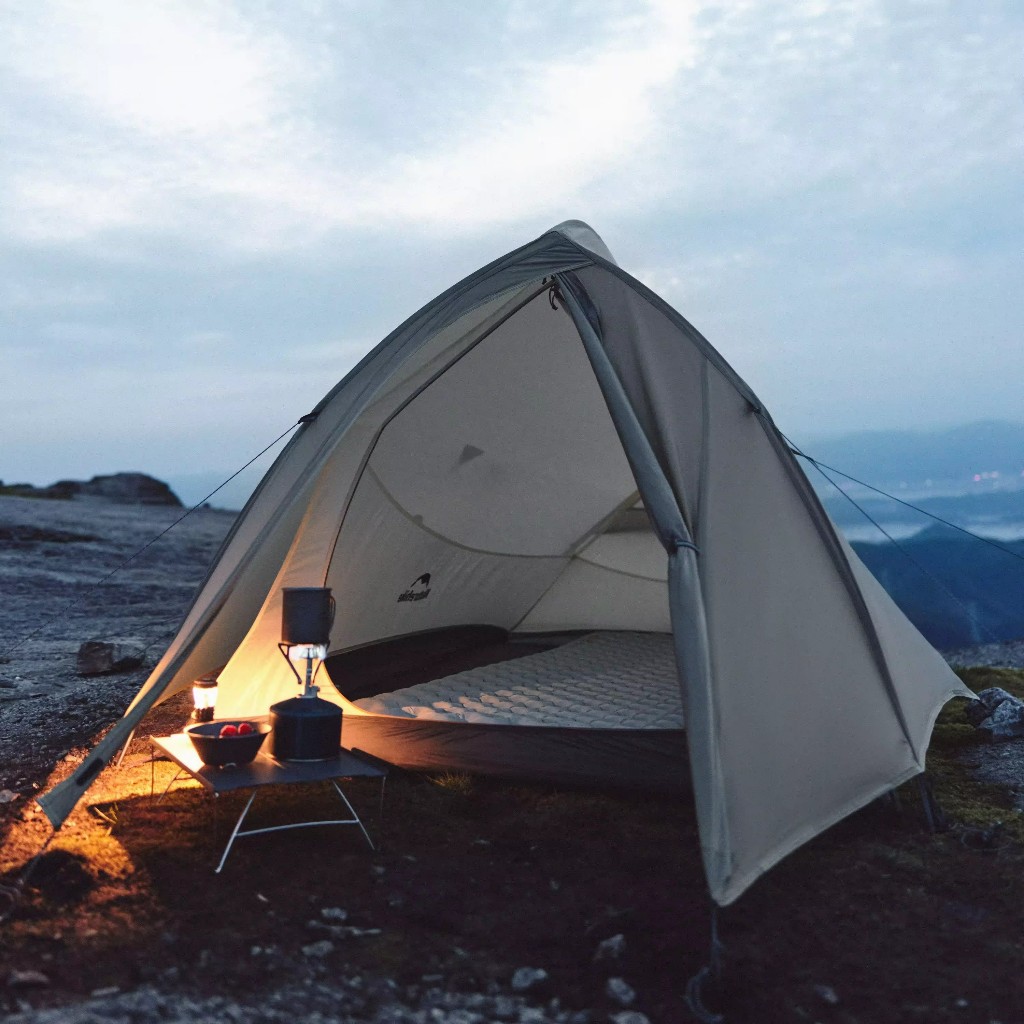 Naturehike Cloud up 1/2 Pro เต็นท์ Pro 20D ไนลอนกันน้ํา Ultralight Camping เต็นท์