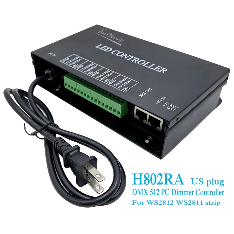 H802ra 4 พอร์ต (4096 พิกเซล) Artnet Controller DMX Artnet Controller ...