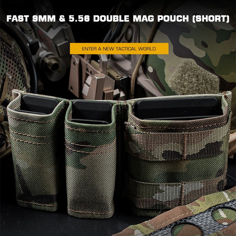 WOSPORT Kit Tactique MOLLE Montage Crochet & Boucle