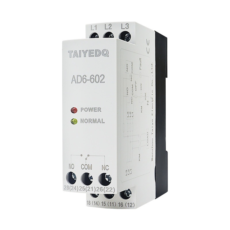 AD-602 รีเลย์แรงดันไฟฟ้าสามเฟสมัลติฟังก์ชั่นป้องกันลําดับเฟสรีเลย์ ...