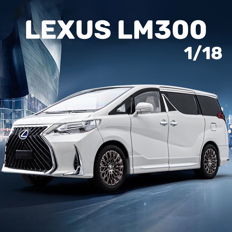 RUM1:18 Scale LEXUS LM300 รถรุ่น Light & Sound Effect รถDiecastของเล่น ...
