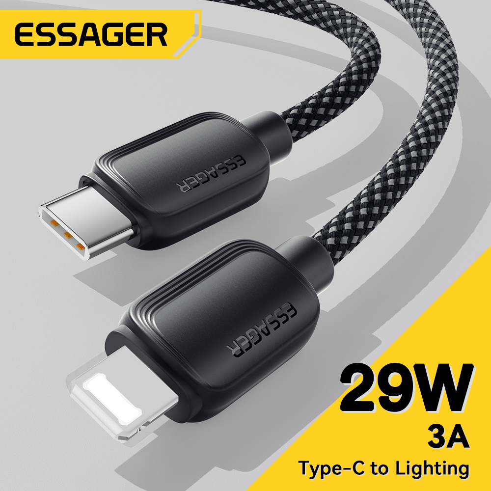 ESSAGER สายชาร์จ Type C เป็น L PD 29W สําหรับ Ip 14