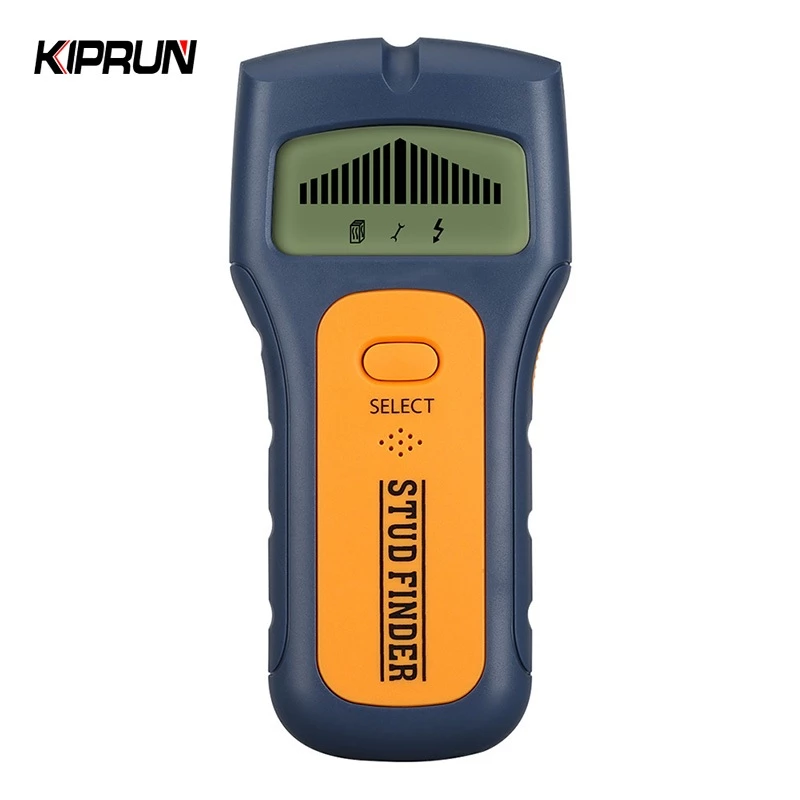 เครื่องตรวจจับโลหะและสายไฟ Kiprun Stud Finder 3-in-1 รุ่น Multifunction Wall Scanner พร้อมหน้าจอ LCD