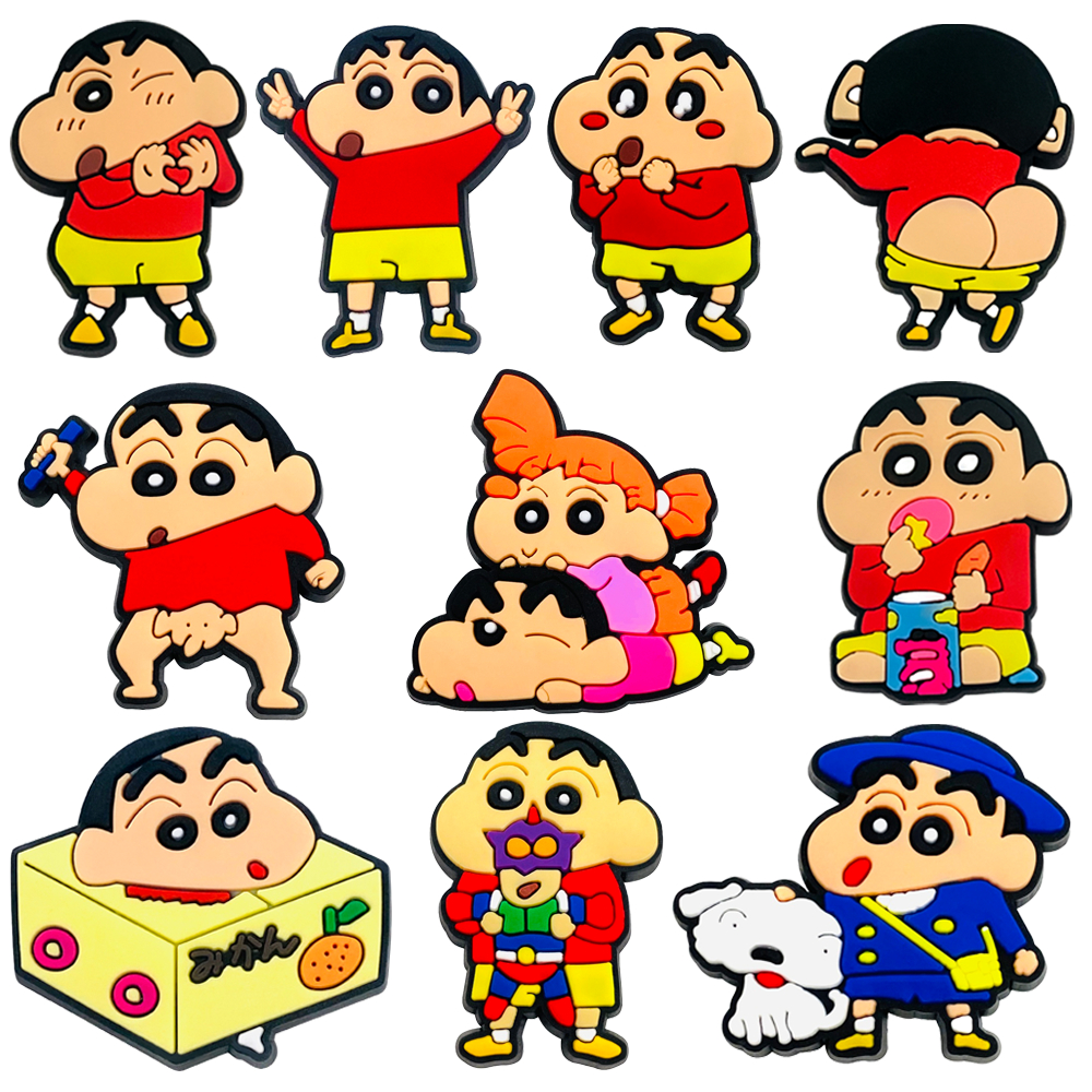 ขายเดียว Cute Crayon Shin Chan Series Anime Shoe Charms | Shopee Thailand