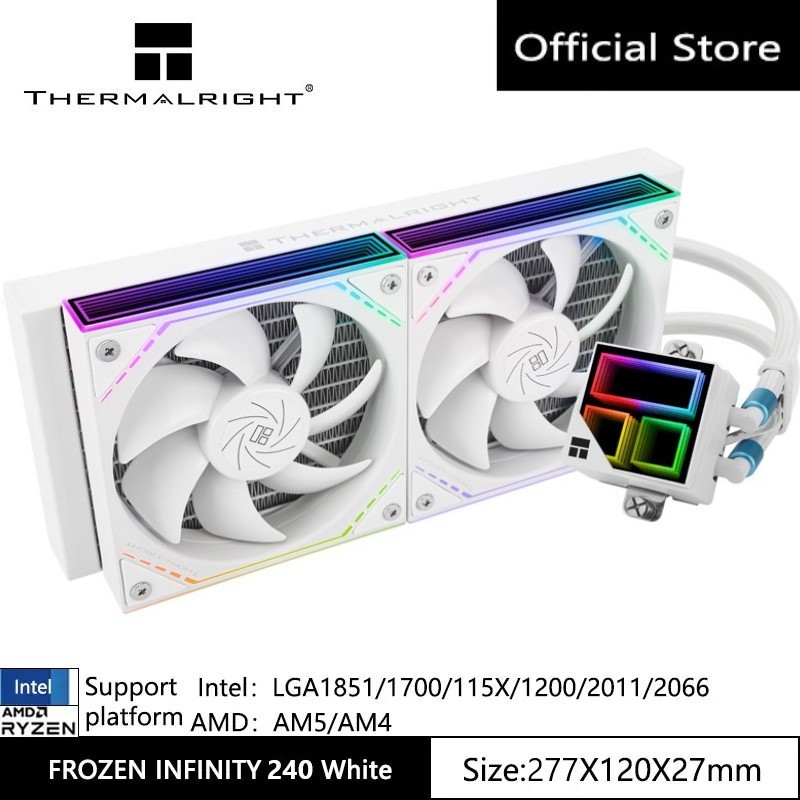 FROZEN INFINITY 360 WHITE 簡易水冷クーラー Frozen Infinity 360 WHITE – Thermalright