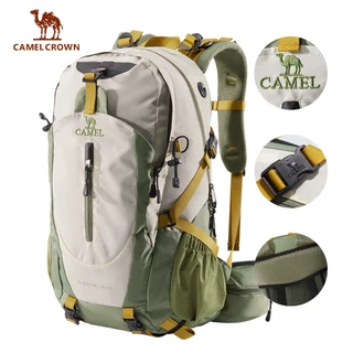 CAMEL CROWN กระเป๋าเป้สะพายหลัง กันน้ํา จุของได้เยอะ 40 ลิตร เหมาะกับการพกพาเดินทาง เล่นกีฬา ปีนเขา