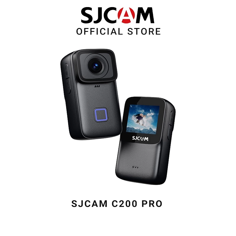 SJCAM C200PRO 4K กล้องแอคชั่น WiFi ขนาดเล็ก พร้อมหน้าจอ IPS 1.28 นิ้ว ยาว 5 เมตร กันน้ํา