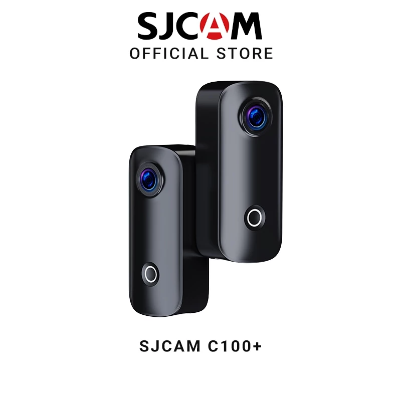 SJCAM C100+ กล้องแอคชั่น ขนาดเล็ก 4K/30FPS กล้องวิดีโอดิจิทัล 30M กันน้ํา เชื่อมต่อ WiFi กล้องติดหมวกกันน็อค รับประกัน 1 ปี