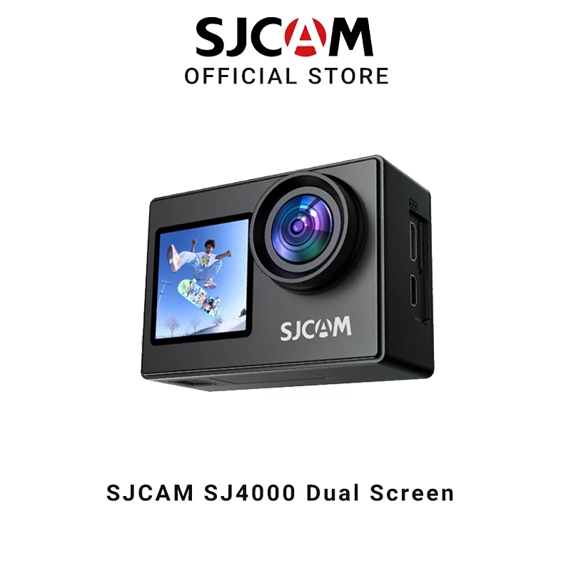 SJCAM SJ4000 AIR กล้องแอคชั่น หน้าจอคู่ SJ4000 Wifi 4K Ultra HD กล้องใต้น้ํา 30 เมตร กันน้ํา กล้องติดหมวกกันน็อค รับประกัน 1 ปี