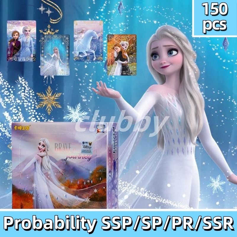 150 ใบ Frozen การ์ด Princess Elsa Anna Hans rare SSP/SP/PR/SSR card สาว ...