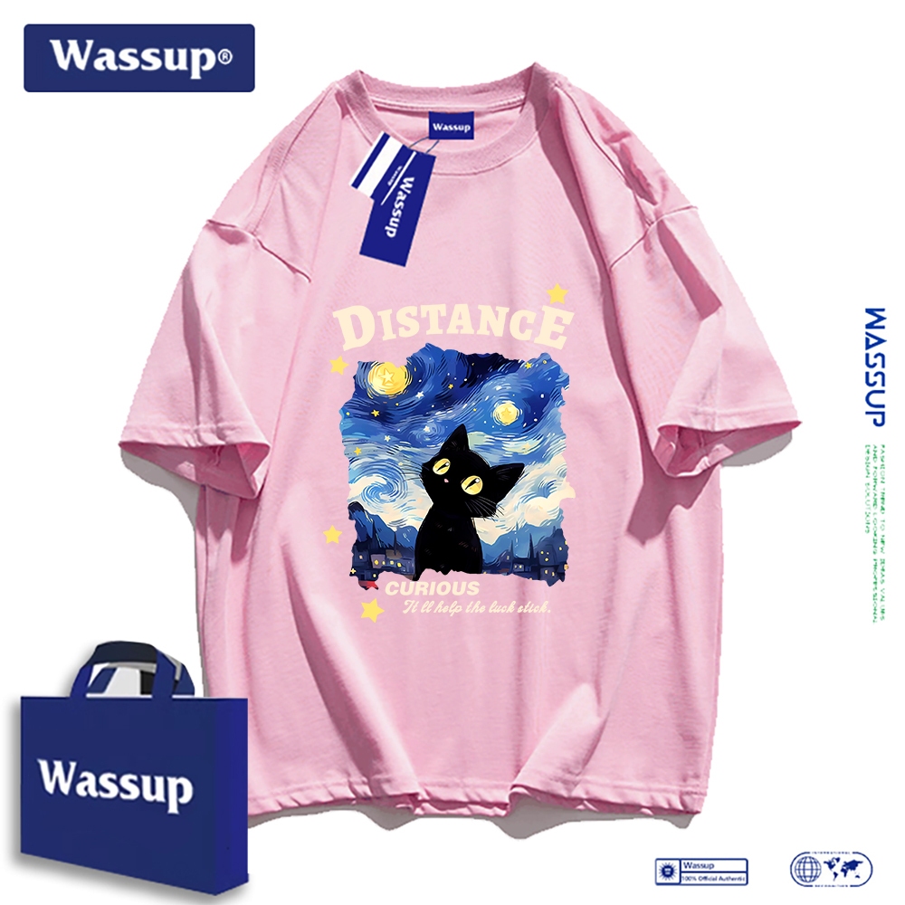 Wassup แบรนด์ต้นฉบับ เสื้อยืดสตรีทแนวการ์ตูนสำหรับผู้ชายและผู้หญิง แบบ ...