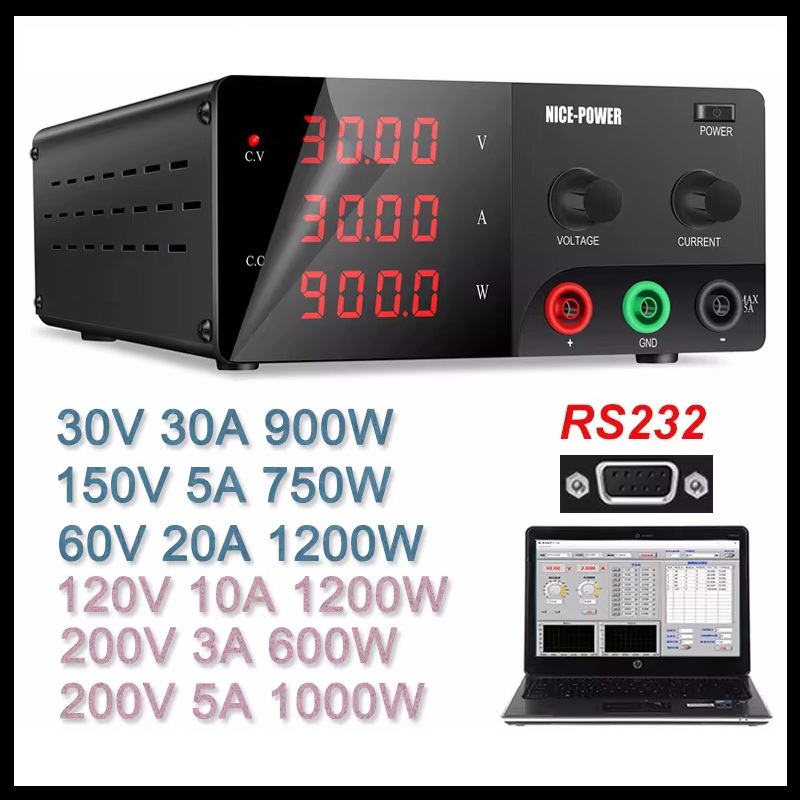 Nice-power Lab Bench แหล่งจ่ายไฟ 900W ห้องปฏิบัติการ Switching Power ...