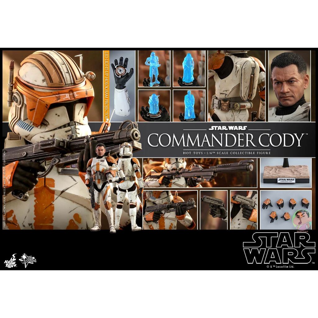 Hot Toys MMS524 STAR WARS III : ROTS – COMMANDER CODY 1/6th Scale ...