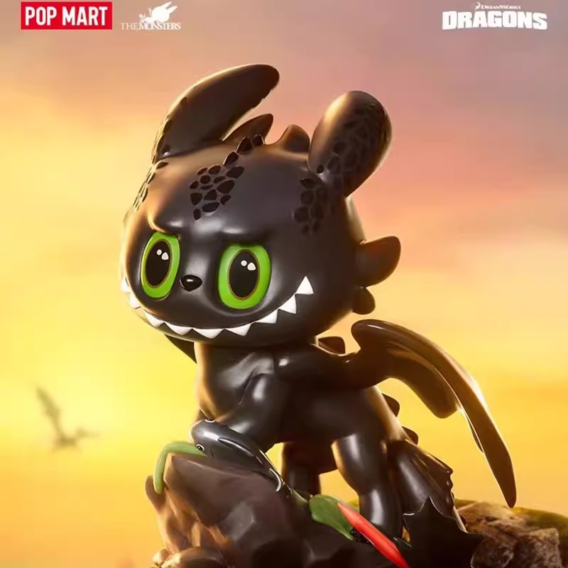 Popmart THE MONSTERS LABUBU วิธีรถไฟ Your Dragon Masters อินเทรนด์เล่น ...