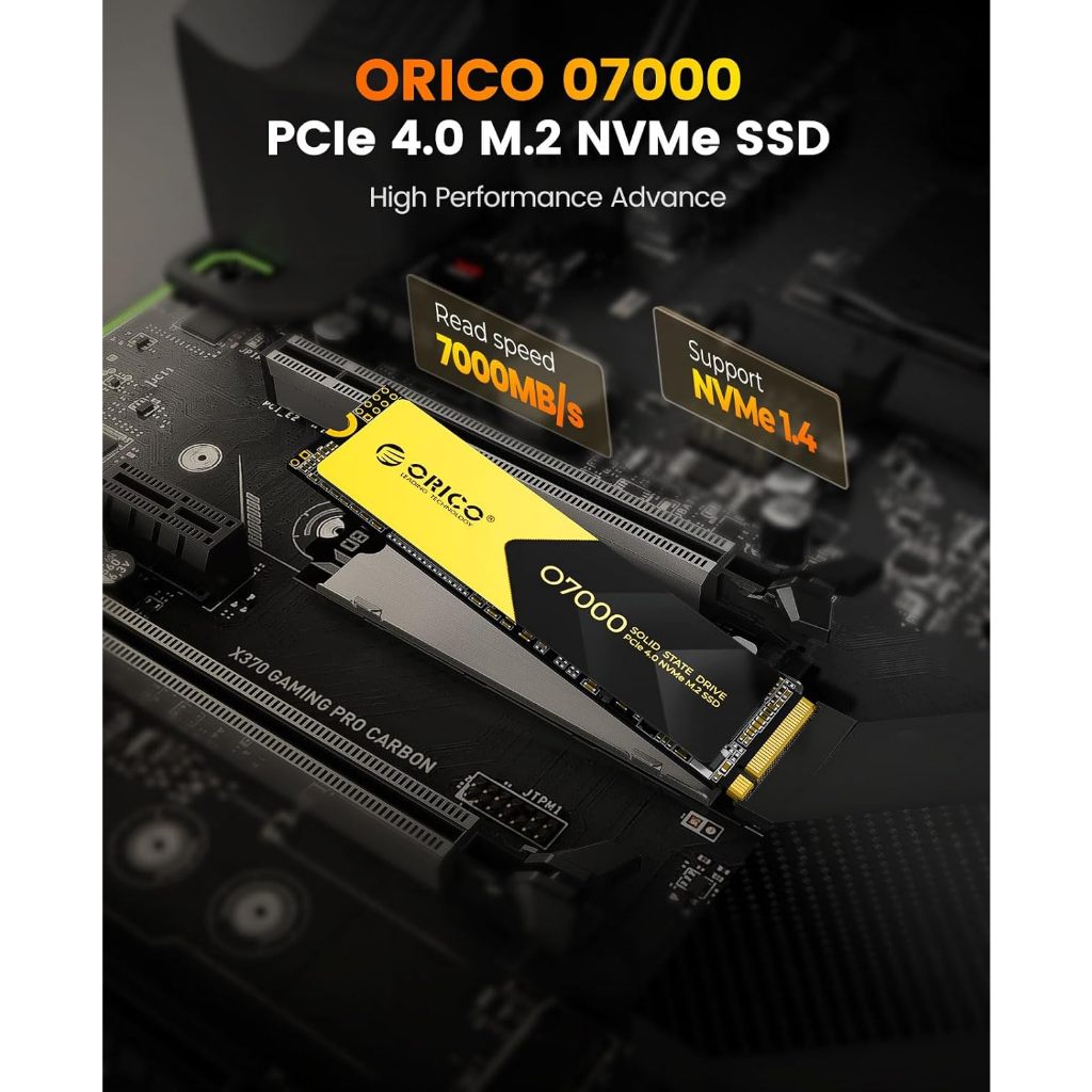 ORICO M.2 NVMe SSD PCIe 4.0 Up to 7000MB/s 1TB 2TB 2280 PCIe 4.0x4