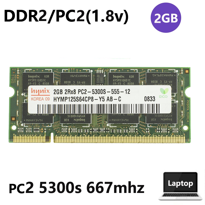 2GB DDR2 RAM 240-Pin DIMM PC2-5300 (667MHz) 1.8V Non-ECC By OFFTEK (Lifetime Warranty)