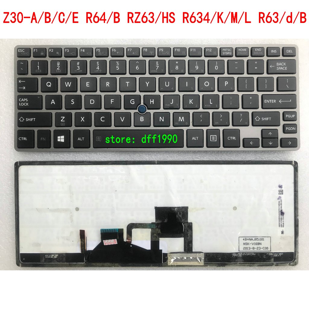 แป้นพิมพ์ TOSHIBA Z30-A/B/C/E RZ63/HS R634/K/M/L R63/d/B | Shopee Thailand