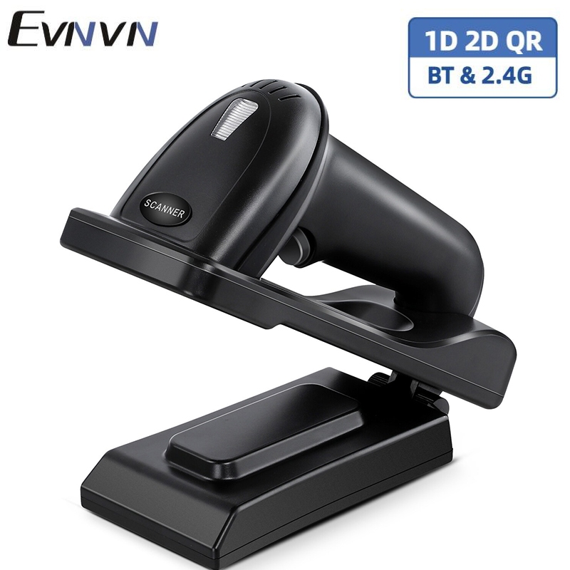 2d Barcode Scanner บลูทูธ Cradle Wall Mountable 2.4G ไร้สาย 1D QR Code ...
