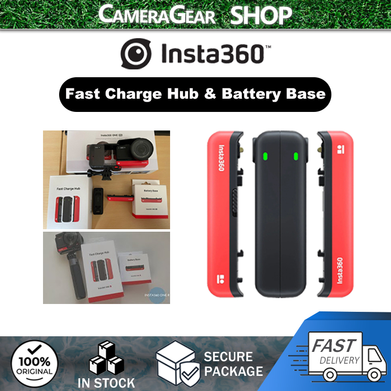 Insta360 One R/RS Battery Kit - Battery & Fast Charge Hub (1-Inch 360 ...