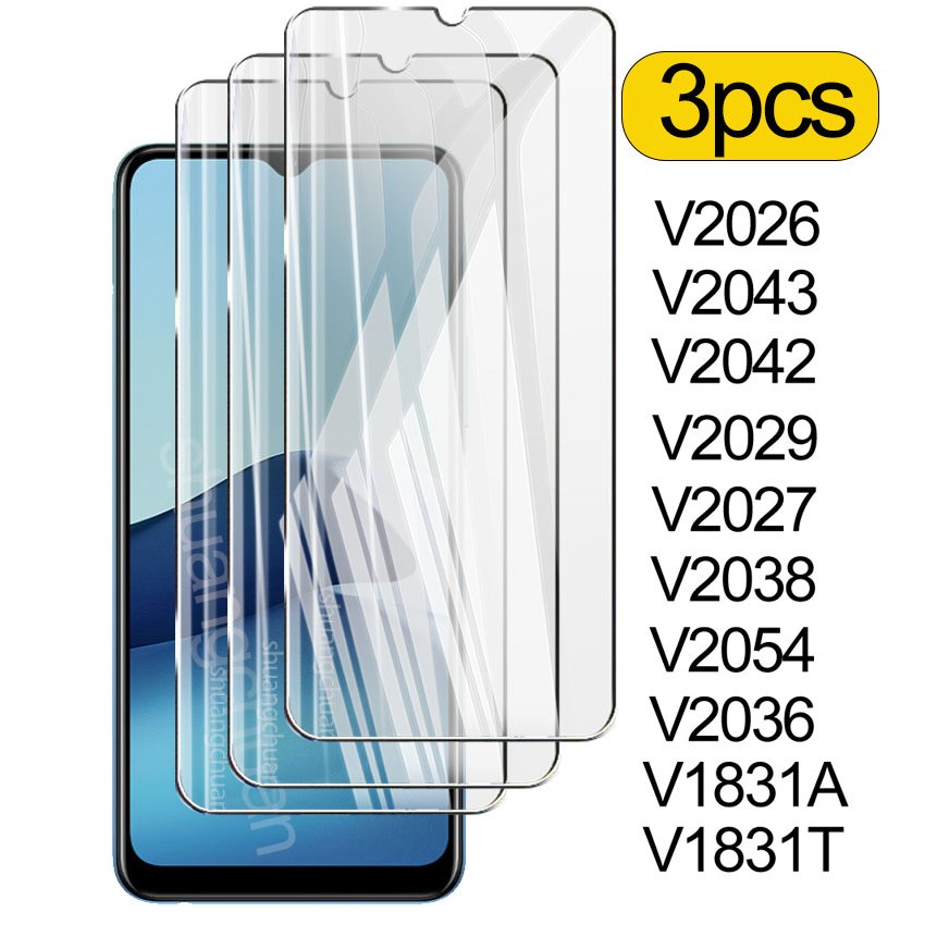สําหรับ Vivo V2043 V2032 V2026 กระจกนิรภัยใส V2029 V2027 V2052 V2038 ...