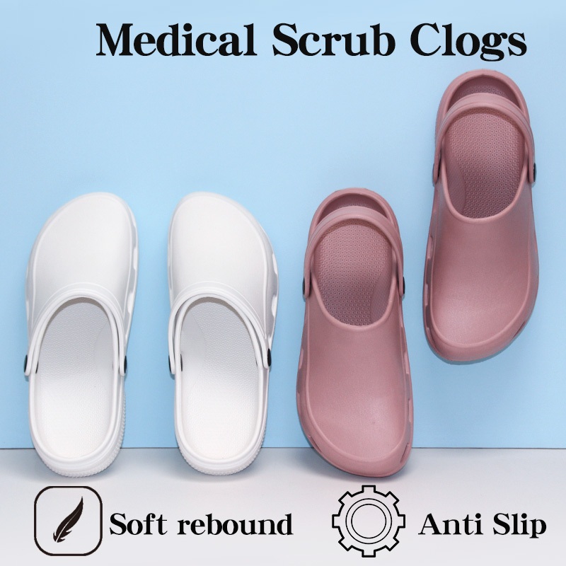 ลื่นพยาบาล Scrub Clogs EVA Medical Clogs Breathable ทันตแพทย์ ...