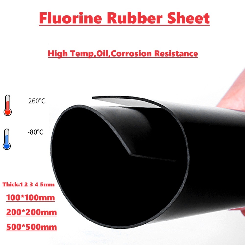 1 ชิ้นแผ่นยางฟลูออรีน FKM แผง Viton แผ่น FORM แผ่น flororubber board ...