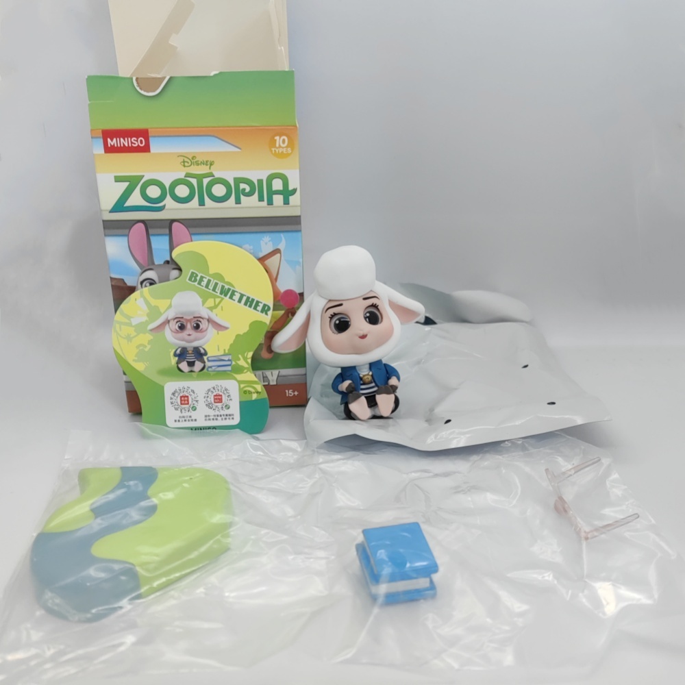 Miniso Disney Zootopia Sit Nicely Blind Boxs Toy Collection