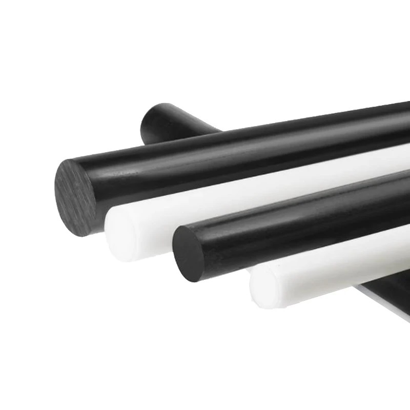 Diameter 3mm-40mm Black White POM Rods Wear-resisting Solid Plastic ...