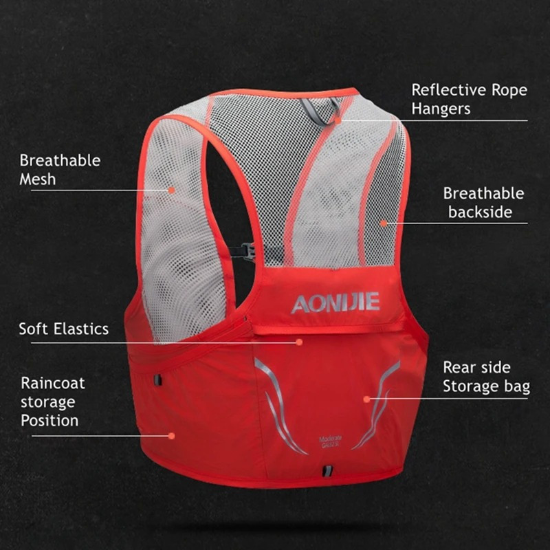 Aonijie 2.5L Hydration Pack 500ML Soft Flask Trail Running Vest Daypack C932 Shopee Thailand