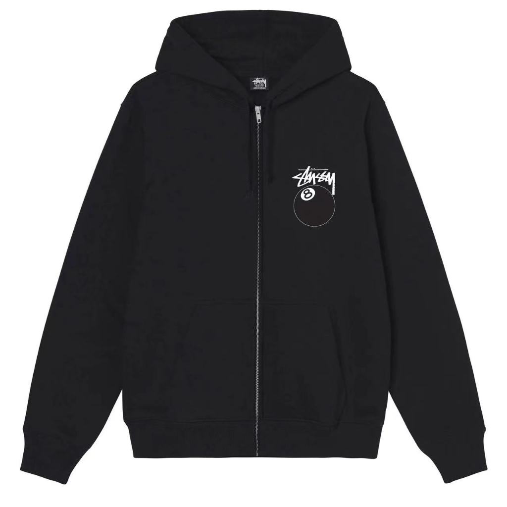 Stussy 8ボールデザイン フリースジャケット XL 美品 STUSSY 22AW