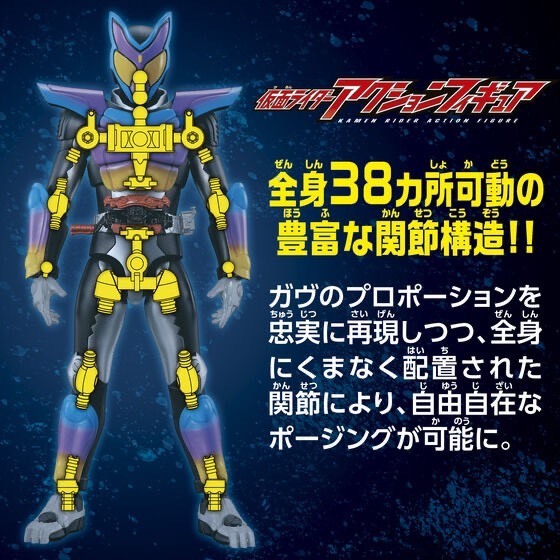 🔥พร้อมส่ง🔥Bandai Kamen Rider GAVV Gabu Super Action Figure 01 Bullet ...