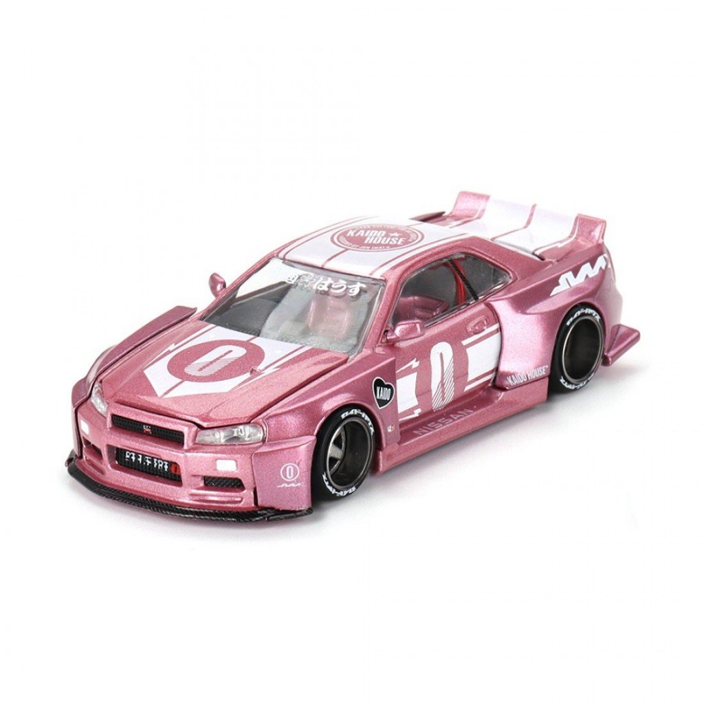 Mini GT x KAIDO House KHMG128 1/64 Nissan Skyline GT-R R34 KAIDO RACING ...