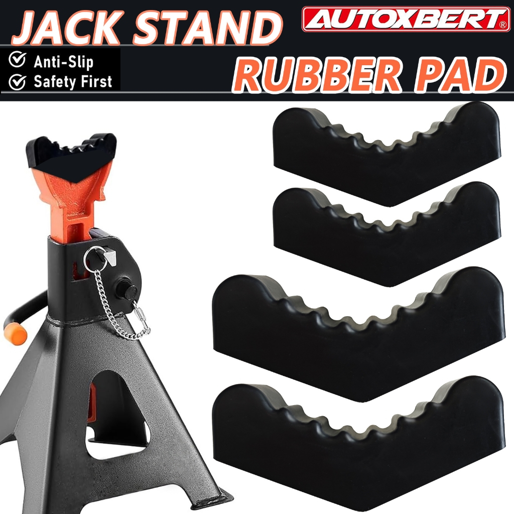 2pcs Universal รถยาง Slotted แจ็คขาตั้ง Pad Lift Pads อะแดปเตอร์ซ่อม ...