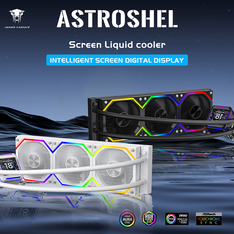 Tản Nhiệt Nước AIO JUNGLE LEOPARD ASTROSHEL V2G 240 BLACK ARGB (MÀU ĐEN