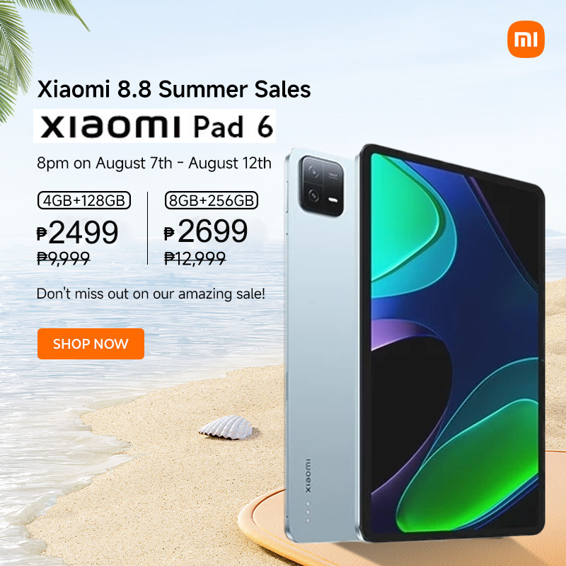 Xiaomi Tab 6 แท็บเล็ต 6+128/8+256 แท็บเล็ตต้นฉบับ Android Global ...
