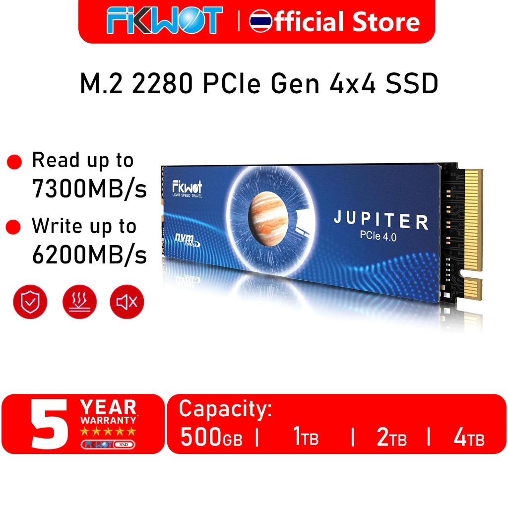 Fikwot FX991 M.2 SSD JUPITER 2TB Gen4 Fikwot FX991 M.2 SSD 500GB